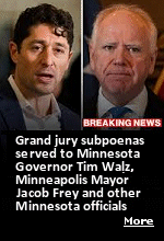 The Department of Justice reportedly issued grand jury subpoenas to some of Minnesota's top Democratic lawmakers, including Governor Tim Walz, Minneapolis Mayor Jacob Frey, Attorney General Keith Ellison, and others. Sources said the Justice Department served five state government offices as part of a federal probe into conspiracy, coercion, and obstruction of federal law enforcement during Immigration and Customs Enforcement operations in Minnesota.